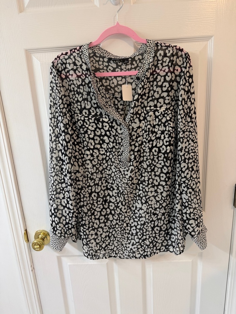 a.n.a sheer blouse